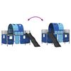 vidaXL Kids'Loft Bed Frame Black and Blue 79.5 x 200 cm Metal