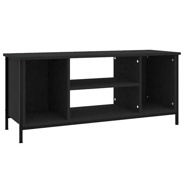 vidaXL TV Cabinet Black 102x35x45 cm Engineered Wood