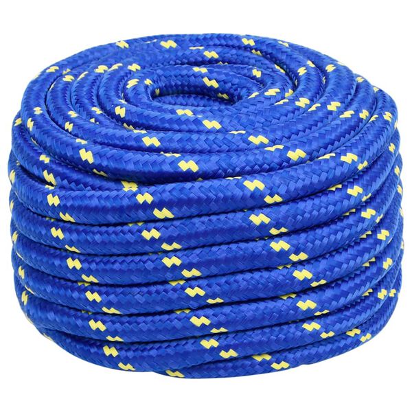 vidaXL Boat Rope Blue 20 mm 25 m Polypropylene