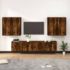vidaXL 6 Piece TV Cabinet Set Smoked Oak Engineered Wood