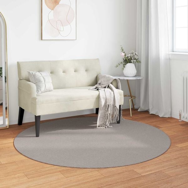 vidaXL Area Rugs Round Cream and Taupe &Oslash; 160 CM