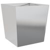 vidaXL Garden Planters 50x50x50 cm 2 pcs Galvanised Steel