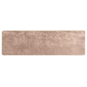 vidaXL Rug Runner MARSA Sand 50 x 200 cm Polyester and PVC
