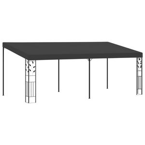 vidaXL Wall-mounted Gazebo 6x3x2,5 m Anthracite