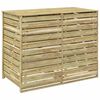 vidaXL Wheelie Bin Storage for 2 Bins 240 L Impregnated Pine Wood