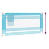 vidaXL Toddler Safety Bed Rail Blue 180x25 cm Fabric