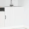 vidaXL Kitchen Base Cabinet Lucca White Engineered Wood