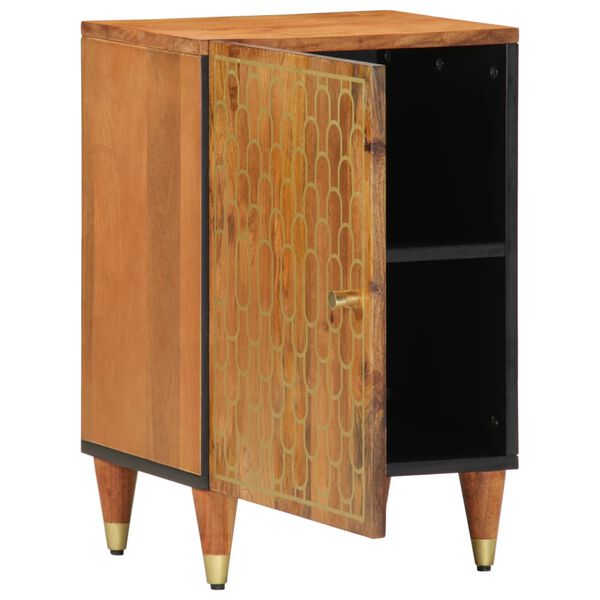 vidaXL Bathroom Cabinet 38x33x58 cm Solid Wood Mango