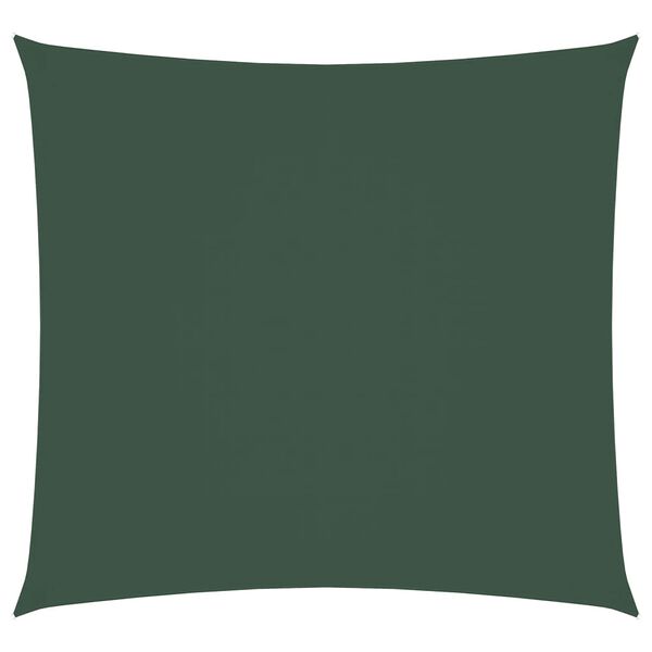 vidaXL Sunshade Sail Oxford Fabric Square 2.5x2.5 m Dark Green