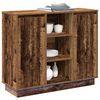 vidaXL LED Sideboard Old Wood 90 x 32 x 75 cm Engineered Wood