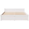 vidaXL Bed Frame without Mattress White 140x190 cm Solid Wood Pine