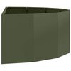vidaXL Planter Olive Green 120 x 60 x 35 cm Steel