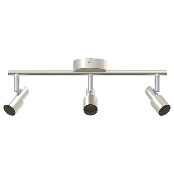 vidaXL Ceiling Spotlight Brushed Nickel 39 x 10.5 x 10.5 cm Steel