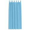vidaXL Blackout Curtains with Rings 2 pcs Light Blue 245 x 140 cm