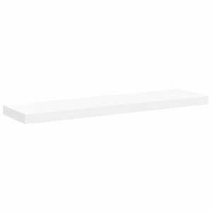 vidaXL Floating Wall Shelf White 90x23.5x3.8 cm MDF