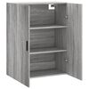 vidaXL Wall Mounted Cabinet Grey Sonoma 69.5x34x90 cm