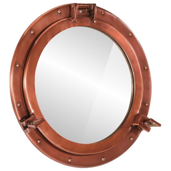 vidaXL&nbsp;Porthole Mirror&nbsp;Wall Hanging&nbsp;&Oslash;50 cm&nbsp;Aluminium and Glass