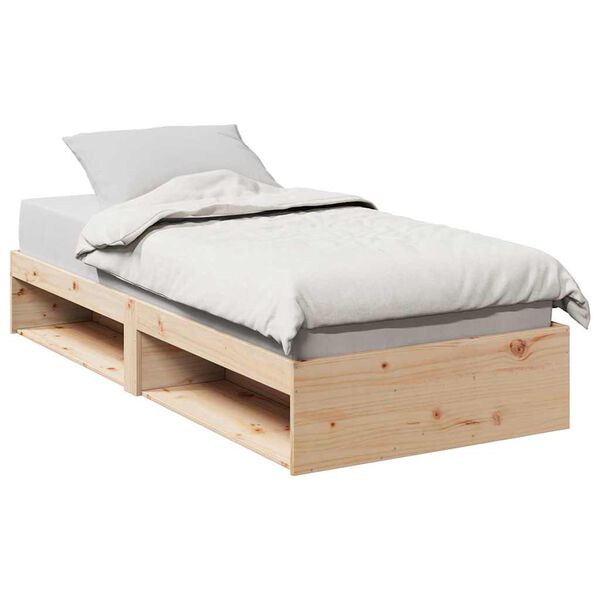 vidaXL Day Bed without Mattress 75x190 cm Solid Wood Pine