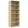 vidaXL Highboard Sonoma Oak 70x41x185 cm Engineered Wood