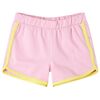 Kids' Shorts with Trim Bright Pink 92