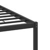 vidaXL Bed Frame without Mattress Smoked Oak 120x200 cm Engineered Wood