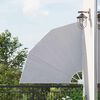 vidaXL Collapsible Balcony Side Awning Grey 140x140 cm