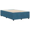 vidaXL Bed Frame without Mattress Blue 120x200 cm Velvet