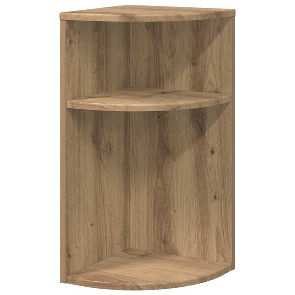 vidaXL End Table Artisan Oak 29.6 x 29.6 x 60 cm Engineered Wood