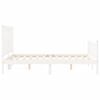 vidaXL Bed Frame without Mattress White 140x200 cm Solid Wood Pine