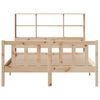 vidaXL Bookcase Bed without Mattress 120x200 cm Solid Wood Pine