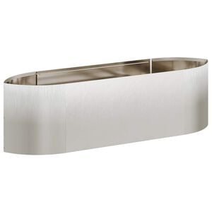 vidaXL Raised Garden Bed Stainless Steel 140 x 40x 40 cm Steel