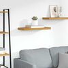 vidaXL Wall Shelf Wall-mounted Brown 60 x 23 x 4 cm Engineered Wood