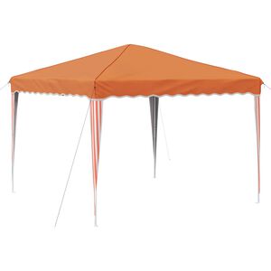vidaXL Pop-up Party Tent 288 x 288 x 245 cm Orange Oxford Fabric