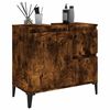 vidaXL Bathroom Cabinet Smoked Oak 65x33x60 cm Engineered Wood