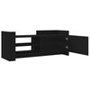 vidaXL TV Cabinet Black 100x35x40 cm Engineered Wood