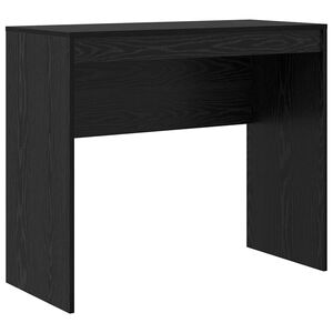 vidaXL Desk Black oak 90 x 40 x 76 cm Engineered wood
