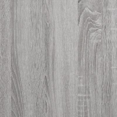vidaXL Wardrobe with Drawers Grey Sonoma 89x39x184.5 cm Engineered Wood