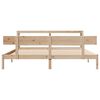 vidaXL Bed Frame without Mattress 180x200 cm Super King Solid Wood Pine