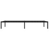 vidaXL Metal Bed Frame without Mattress Black 107x203cm
