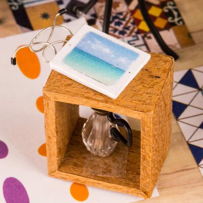 Robotime DIY Miniature Kit SOHO Time with LED Light