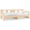 vidaXL Pull-out Day Bed without Mattress Solid Wood Pine 2x(90x200) cm