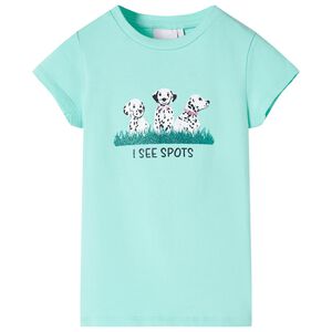 vidaXL Kids' T-shirt Light Mint 116