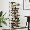 vidaXL Wine Rack for 96 Bottles White Metal