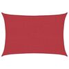 vidaXL Sunshade Sail 160 g/m&sup2; Red 5x6 m HDPE