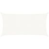 vidaXL Sunshade Sail 160 g/m&sup2; White 2.5x5 m HDPE