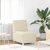 vidaXL Modular Sofa Unit Armless 2 pcs Cream 55 x 74 x 82 cm