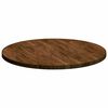 vidaXL Table Top Dark Brown &Oslash; 70 x 2.5 cm Solid Oak Wood