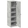 vidaXL Bathroom Cabinet with Roll Holder Concrete Grey 20.5x22x72 cm
