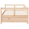 vidaXL Daybed without Mattress 90x190 cm Solid Wood Pine