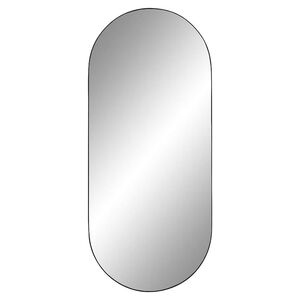 House Nordic Oval Mirror "Daisy" Black